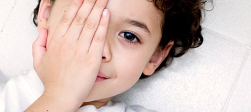 Amblyopia or lazy eye syndrome