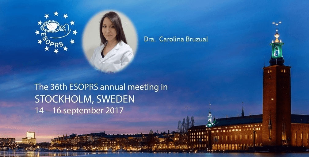 La Dra. Bruzual aborda el injerto de pericráneo en el Congreso Europeo de Oculoplastia (ESOPRS 2017)