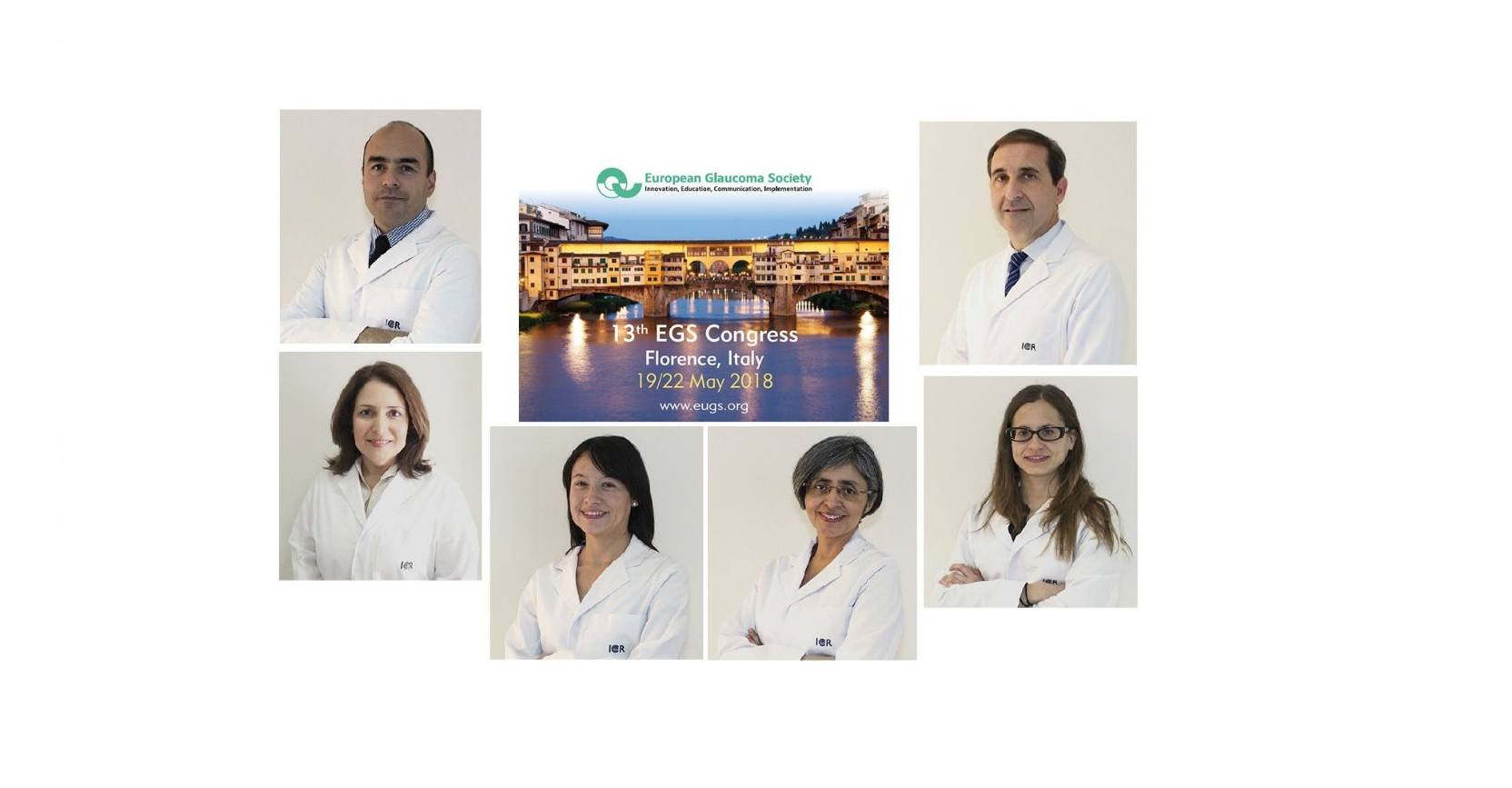 Membres du Département de Glaucome de l&rsquo;ICR au 13ème Congrès de la European Glaucoma Society