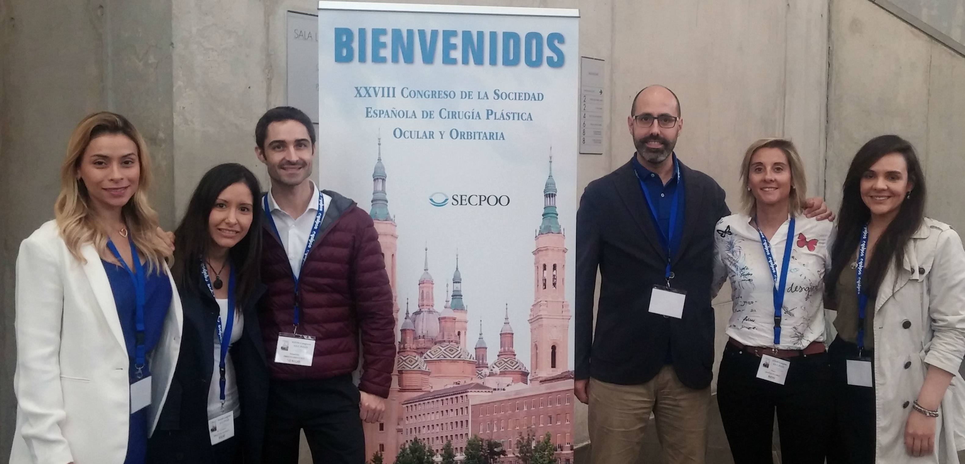 Ophtalmologistes de l&rsquo;ICR au XXVIII Congrès de la Société Espagnole de Chirurgie Plastique Oculaire et Orbitaire