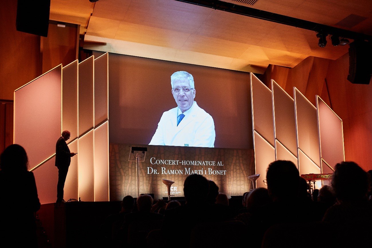 ICR homenajea al Dr. Ramon Martí i Bonet en el Palau de la Música Catalana