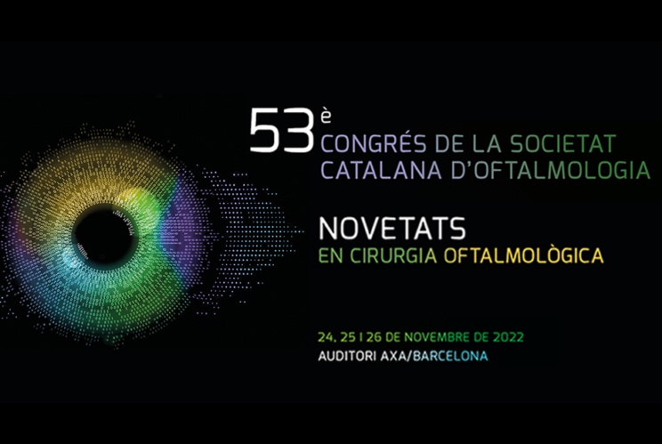 Cartell del 53è Congrés de la Societat Catalana d'Oftalmologia