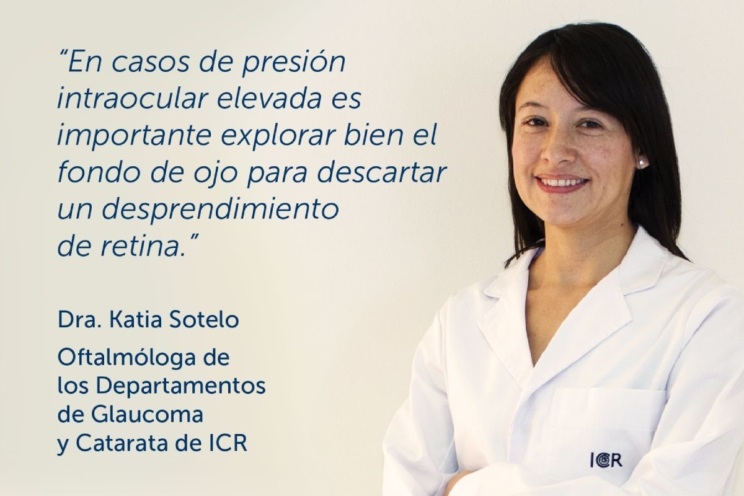 La Dra. Sotelo habla de desprendimiento de retina asociado a presión intraocular alta