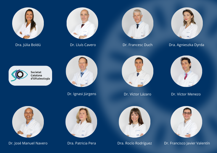 Oftalmòlegs i oftalmòlogues de l'ICR que han participat al 54è Congrés de la SCOft