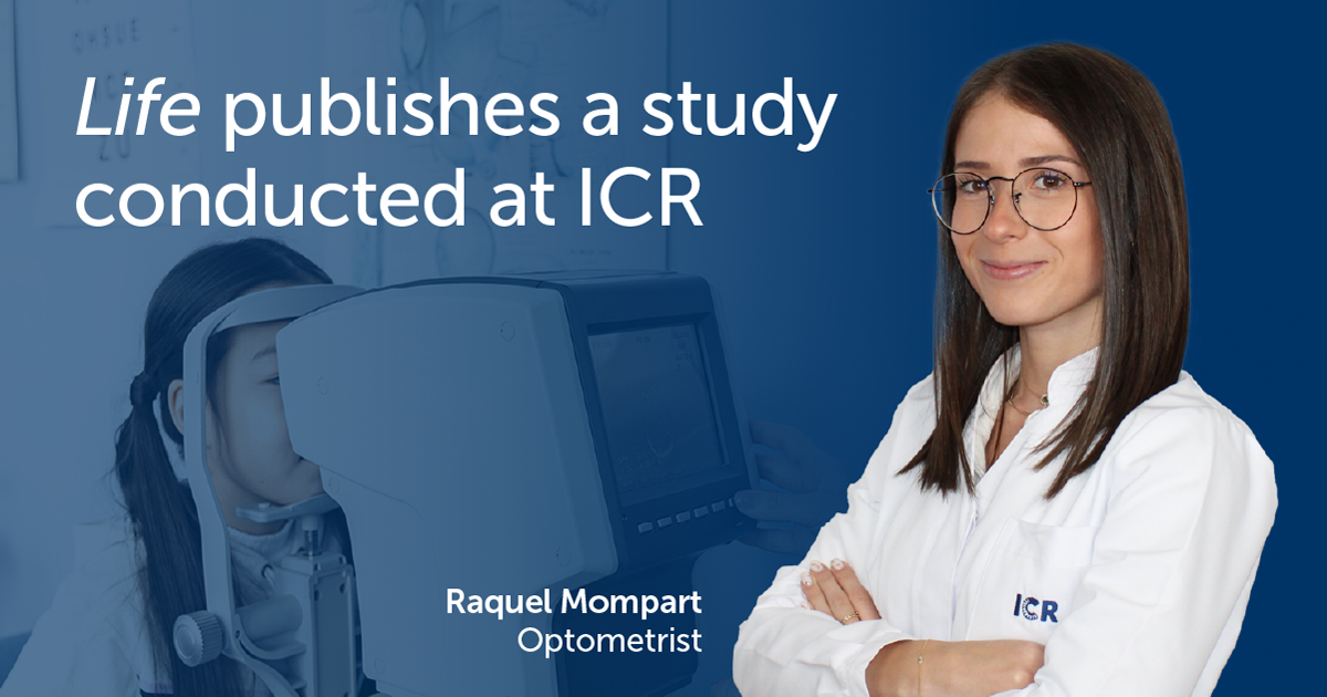 "'Life' publishes a study conducted at ICR", by optometrist Raquel Mompart