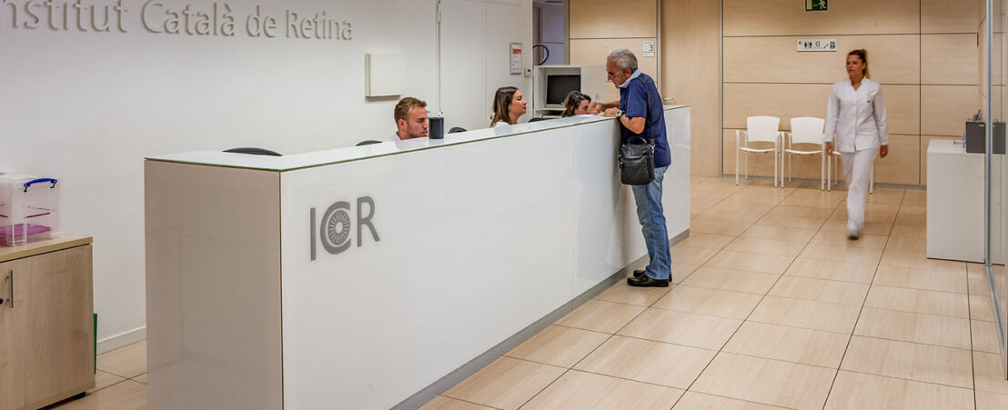 One of our receptions inside the Ganduxer facilities