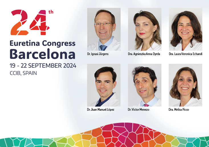 Doctors i doctores de l'ICR que participen a l'edició Euretina 2024