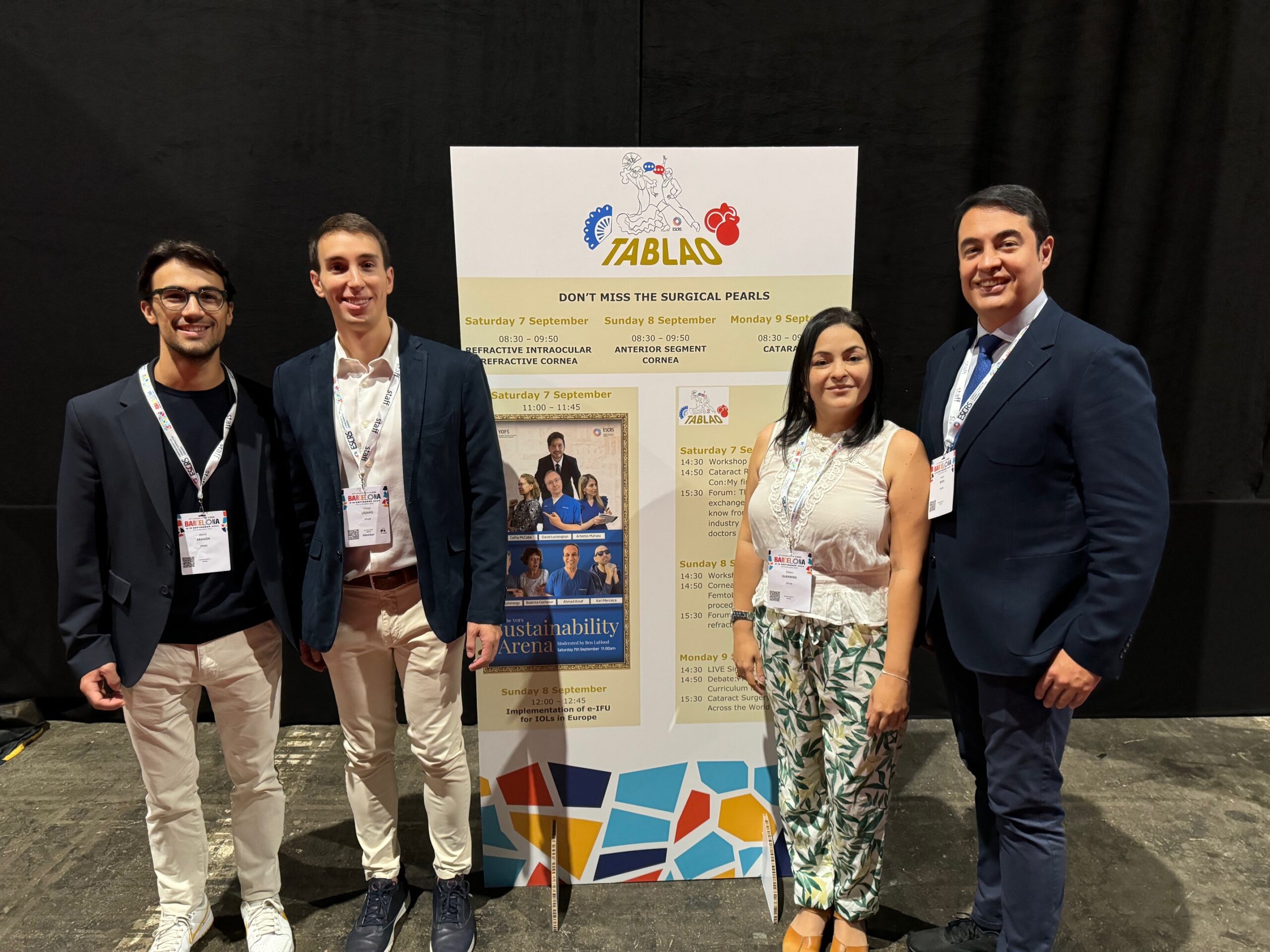 Doctors i doctores de l'ICR durant l'ESCRS 2024