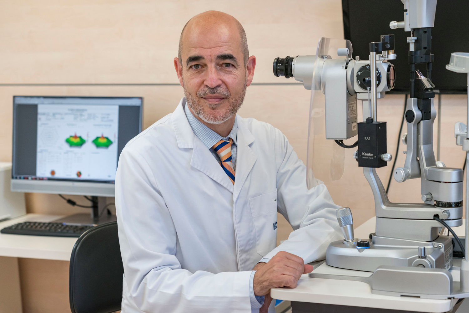 Retrat del Dr. Cavero, autor principal de l'estudi d'atropina