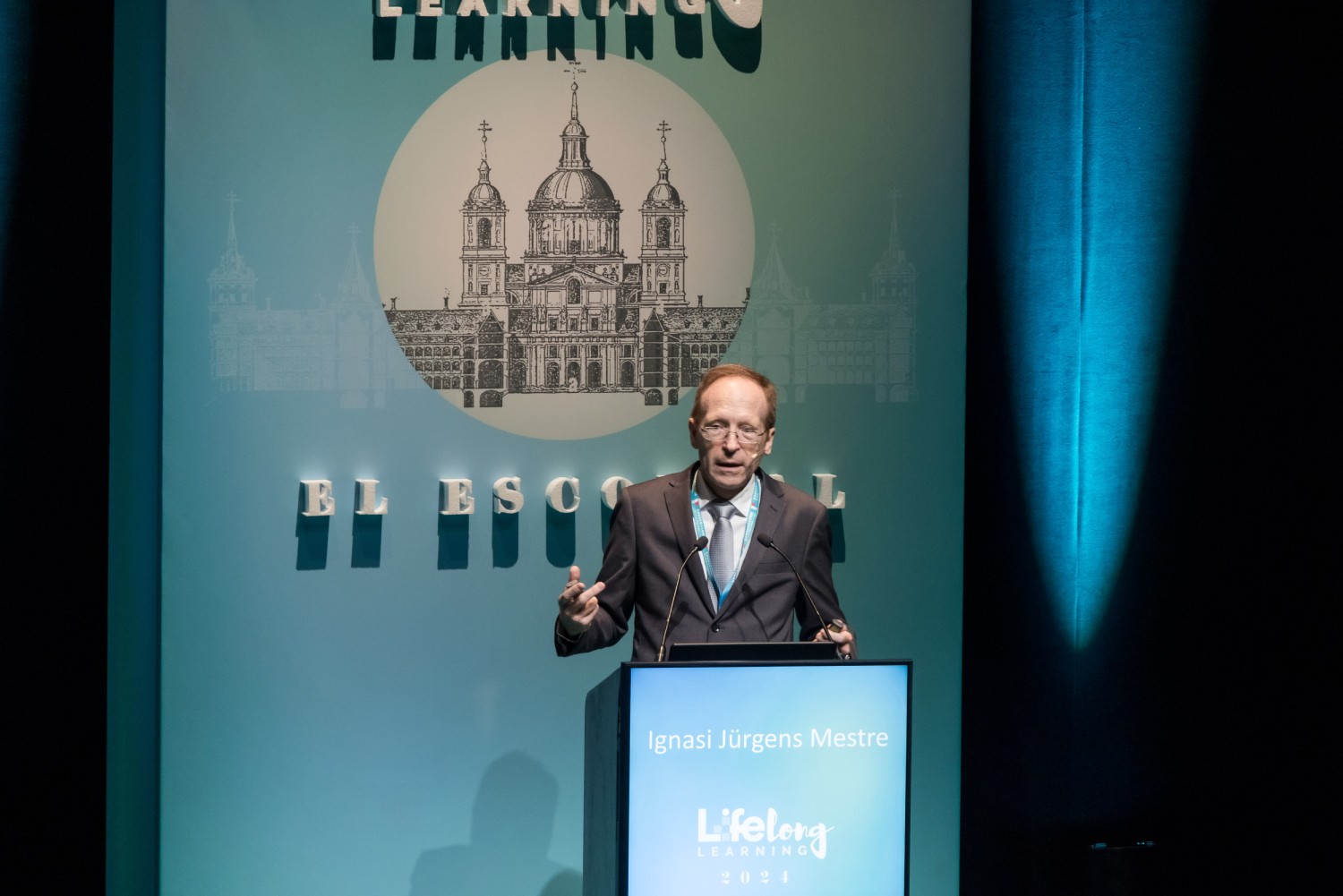 El Dr. Jürgens ha intervingut en 3 sessions diferents de la Jornada Lifelong Learning 2024