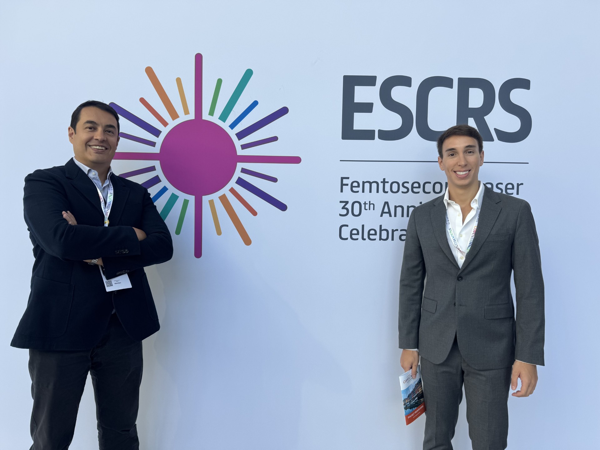 El Dr. Reyes i el Dr. Lázaro participen al 43è Congrés de l'ESCRS
