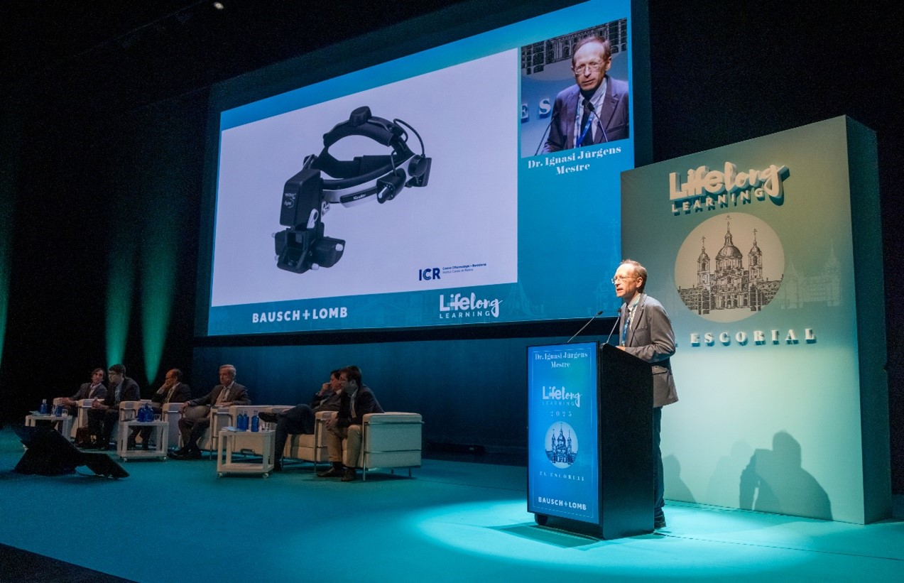El Dr. Jürgens en una de sus intervenciones en el LifeLong Learning 2025.